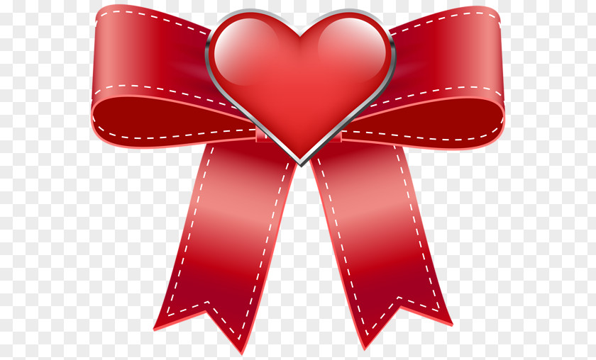 Paper Ribbon Valentine's Day Clip Art PNG