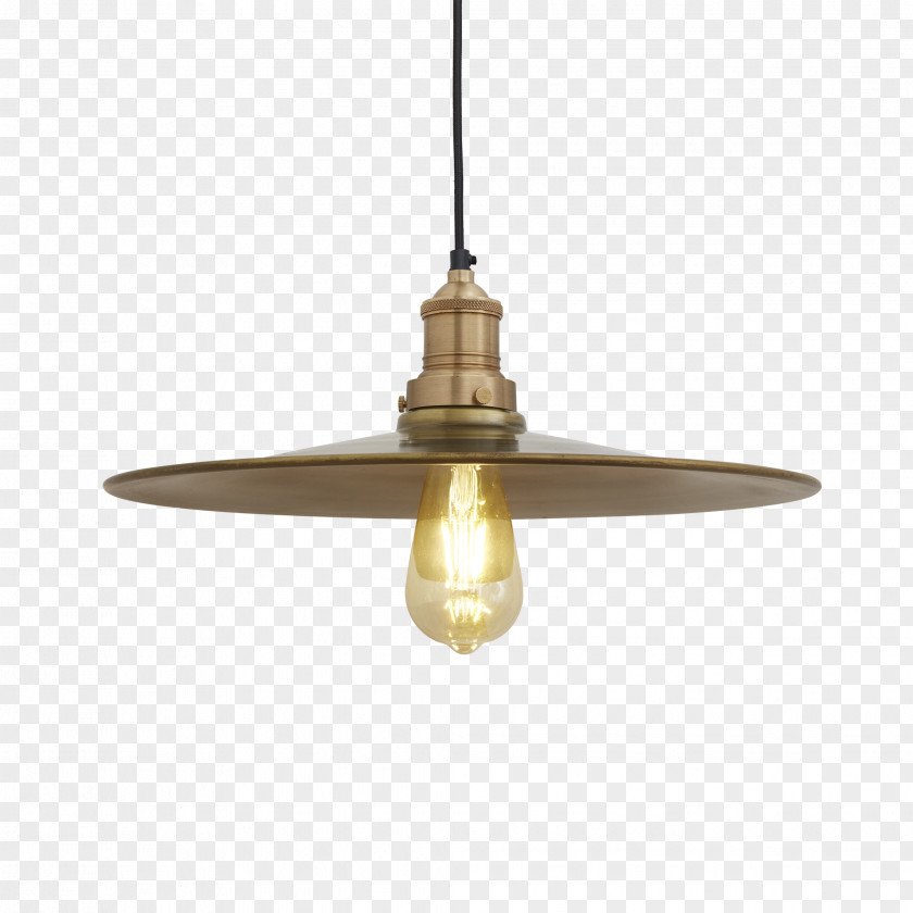 Brass Industrial Lamps Pendant Light Fixture Lighting Incandescent Bulb PNG