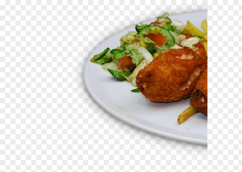 Fried Chicken Vegetarian Cuisine Cutlet Food PNG