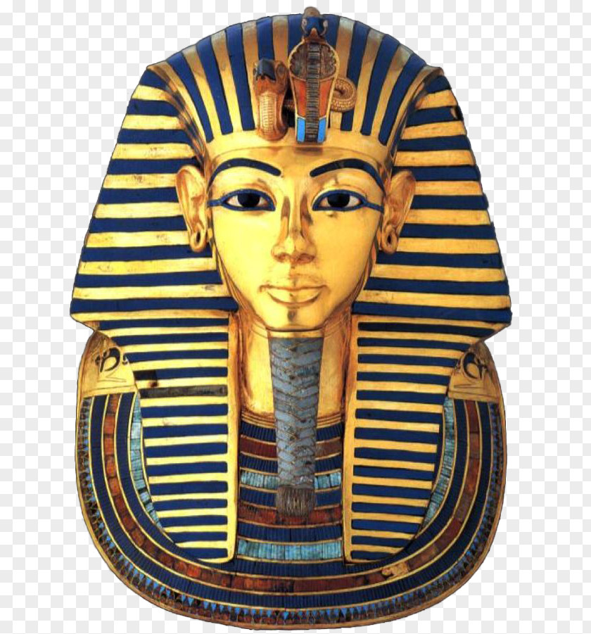 King Tutankhamun's Mask Ancient Egypt KV62 Death PNG