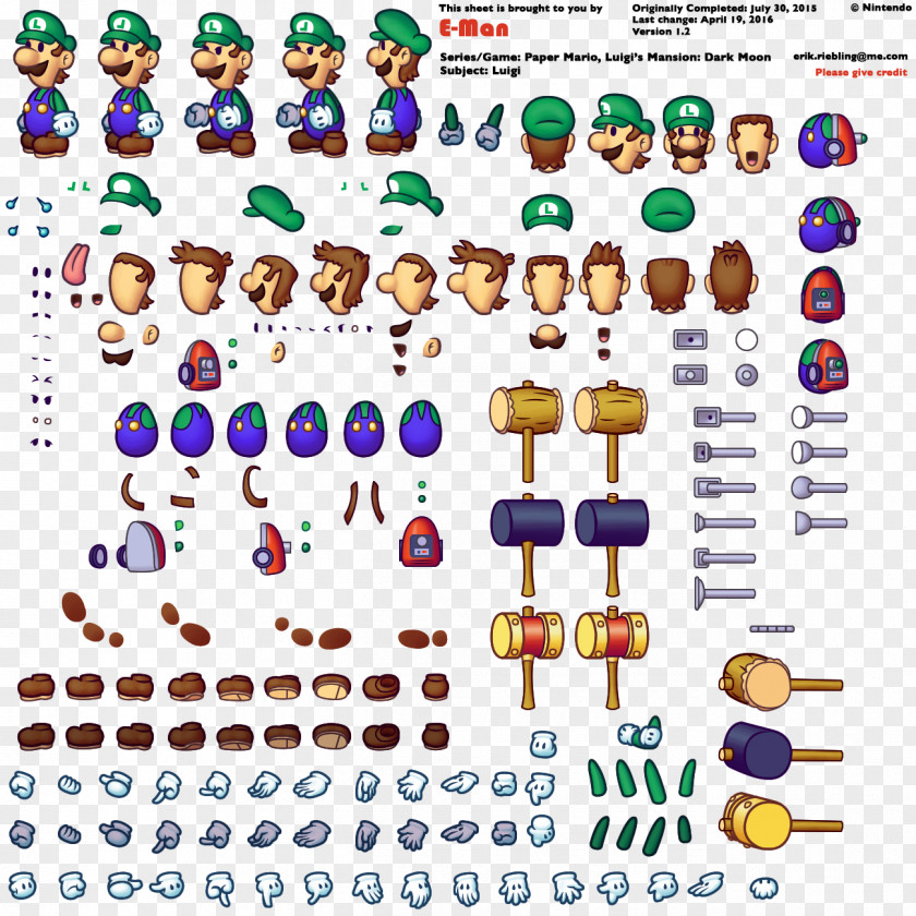 Luigi Mario & Luigi: Paper Jam Superstar Saga Super PNG