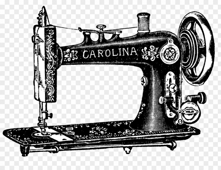 Sewing Needle Machines Treadle Clip Art PNG