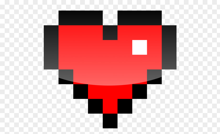 8 BIT Heart Chiptune Pixel Art Clip PNG