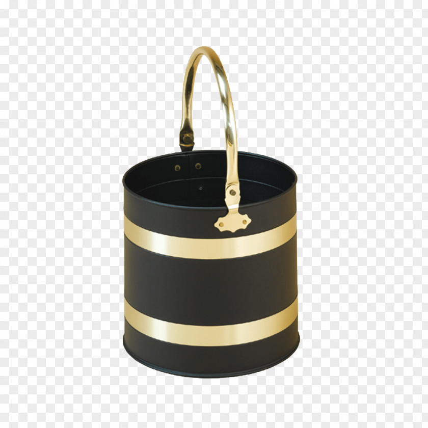 Coal Scuttle Bucket Brass Stove PNG