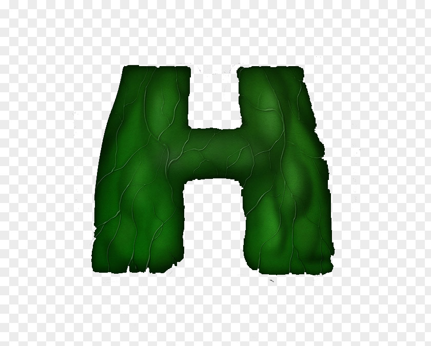 Green English H PNG