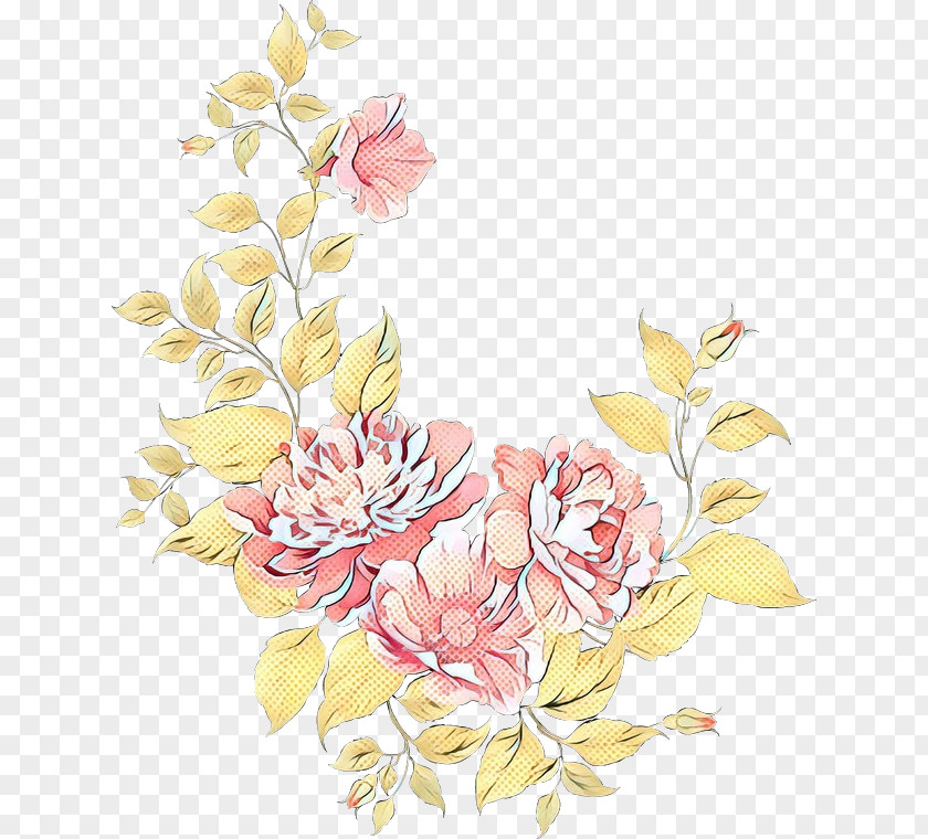 Magnolia Family Pink Flower Cartoon PNG