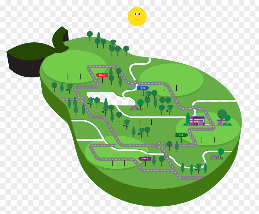 Motoko Animatie & Motion Design Map Golf Balls Clip Art PNG