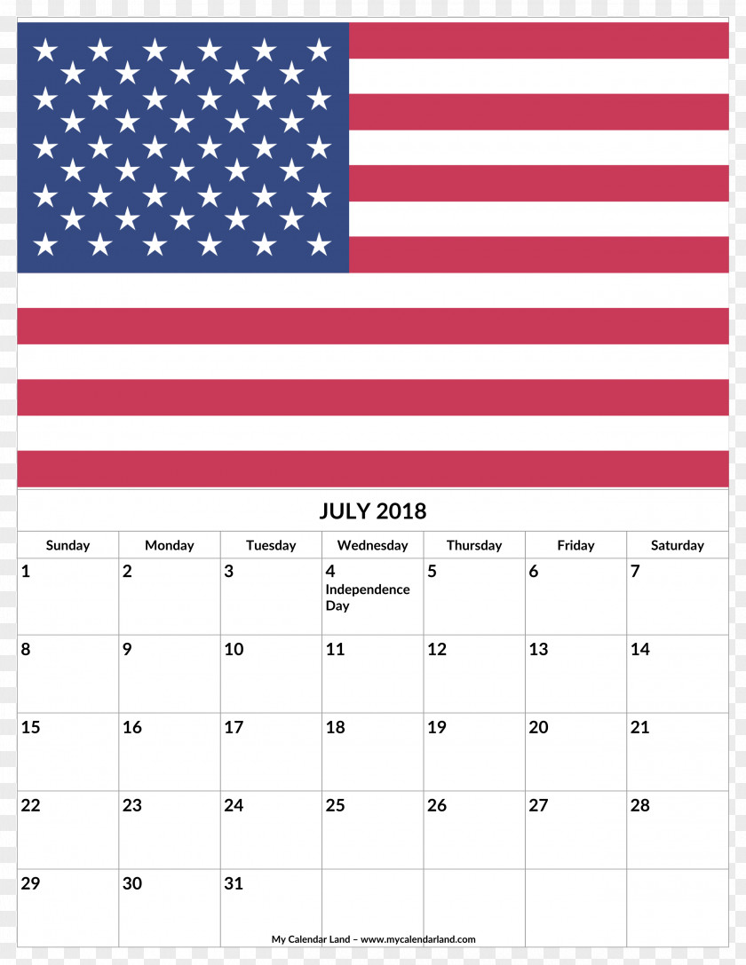 United States Flag Of The Independence Day Vector Graphics PNG
