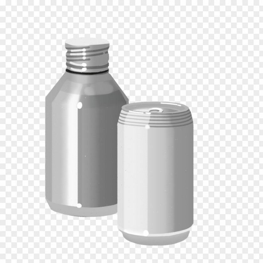 Aluminum Can Water Bottles Aluminium Recycling Beverage PNG