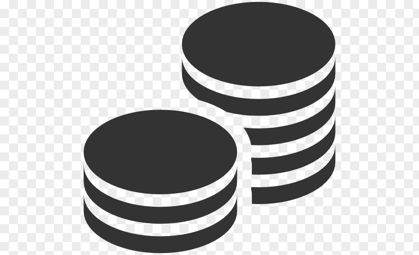 Coin .ico Black & White Money PNG