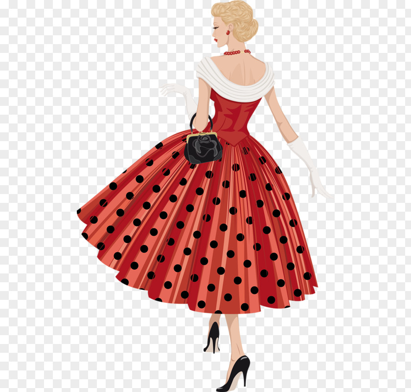 Fashion Designer Dress Stock Photography Polka Dot PNG