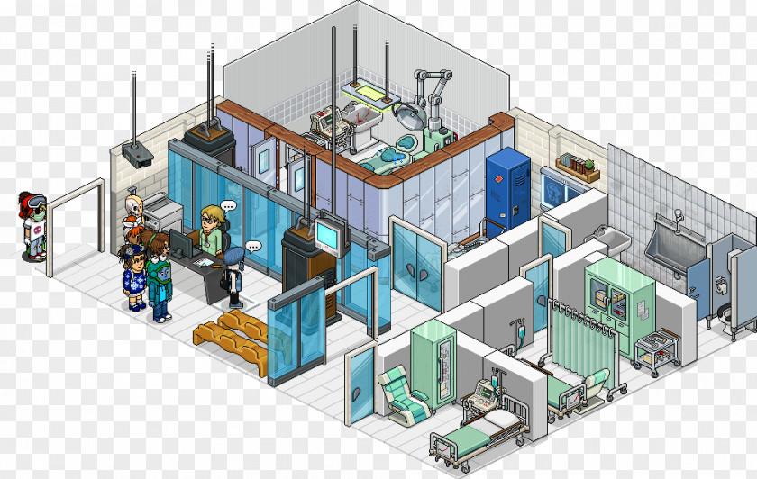 Habbo House Hospital Engineering User Citizen Operating Theater PNG