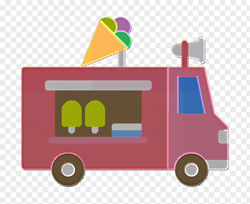 Ice Cream Icon Truck PNG