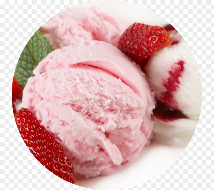 Ice Cream Strawberry Milk PNG