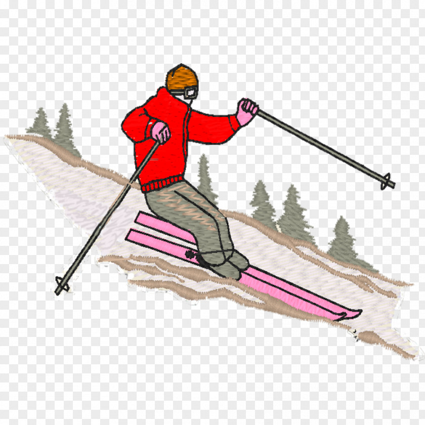 Line Ski Poles Bindings Sporting Goods PNG