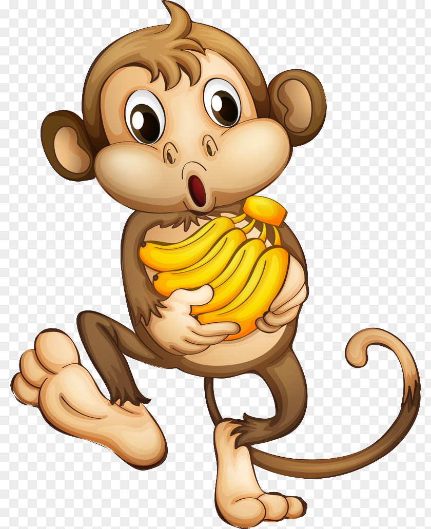 Monkey Clip Art Animated Cartoon Image PNG