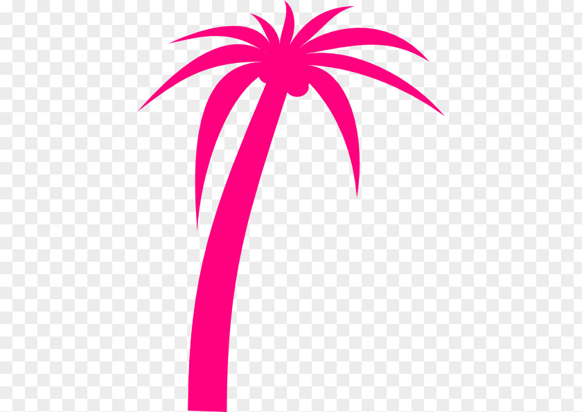 Pink Tree Arecaceae Clip Art PNG