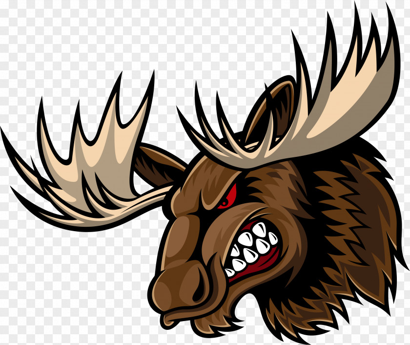 Wildlife Wing Moose Cartoon PNG