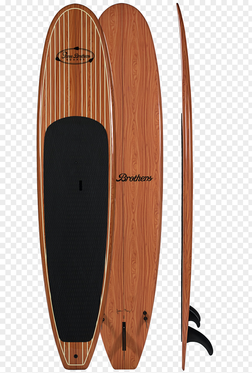 Wood Standup Paddleboarding Surfboard PNG