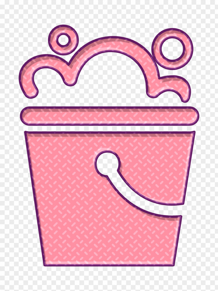 Bucket With Bubbles Icon PNG
