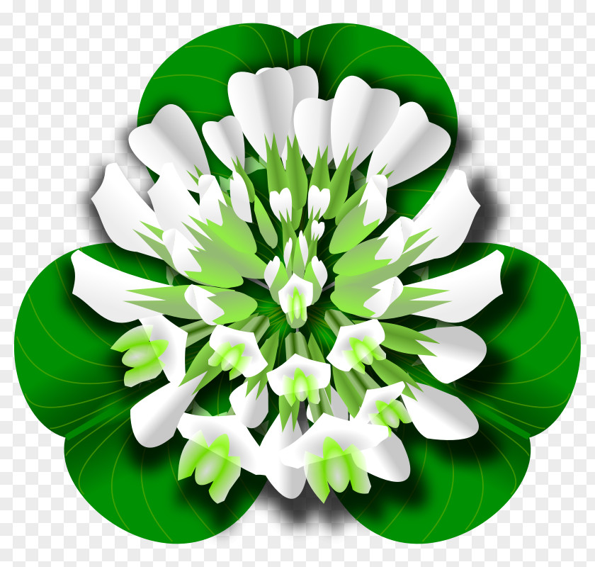 Clover Picture White Red Four-leaf Clip Art PNG