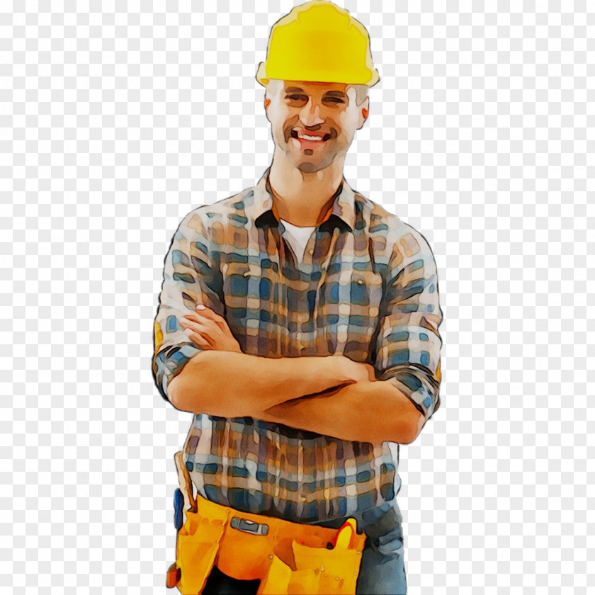 Construction Worker Hard Hats Laborer Foreman PNG