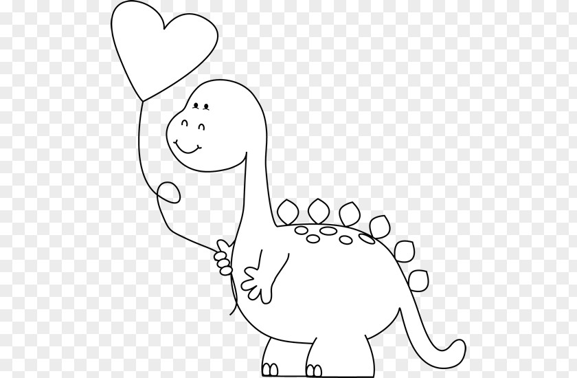 Valentine Dinosaur Cliparts Valentine's Day White Heart Clip Art PNG