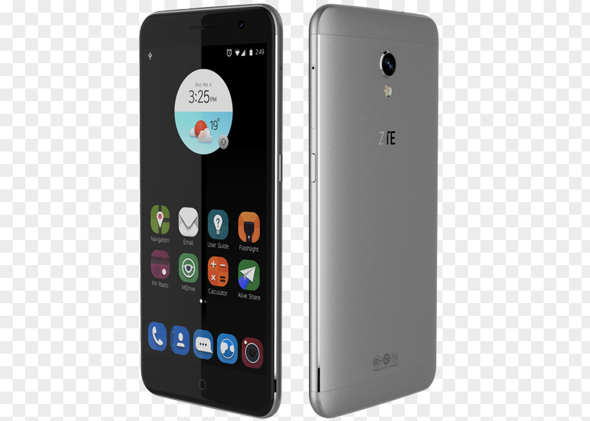 16 GBGoldUnlockedGSM ZTE Blade V7 Grey Hardware/Electronic SmartphoneSmartphone Lite PNG
