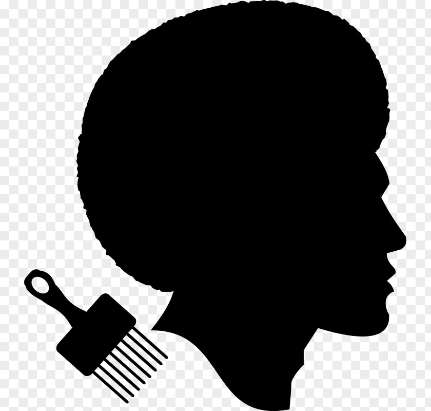 African American Silhouette Black PNG , black girl clipart PNG
