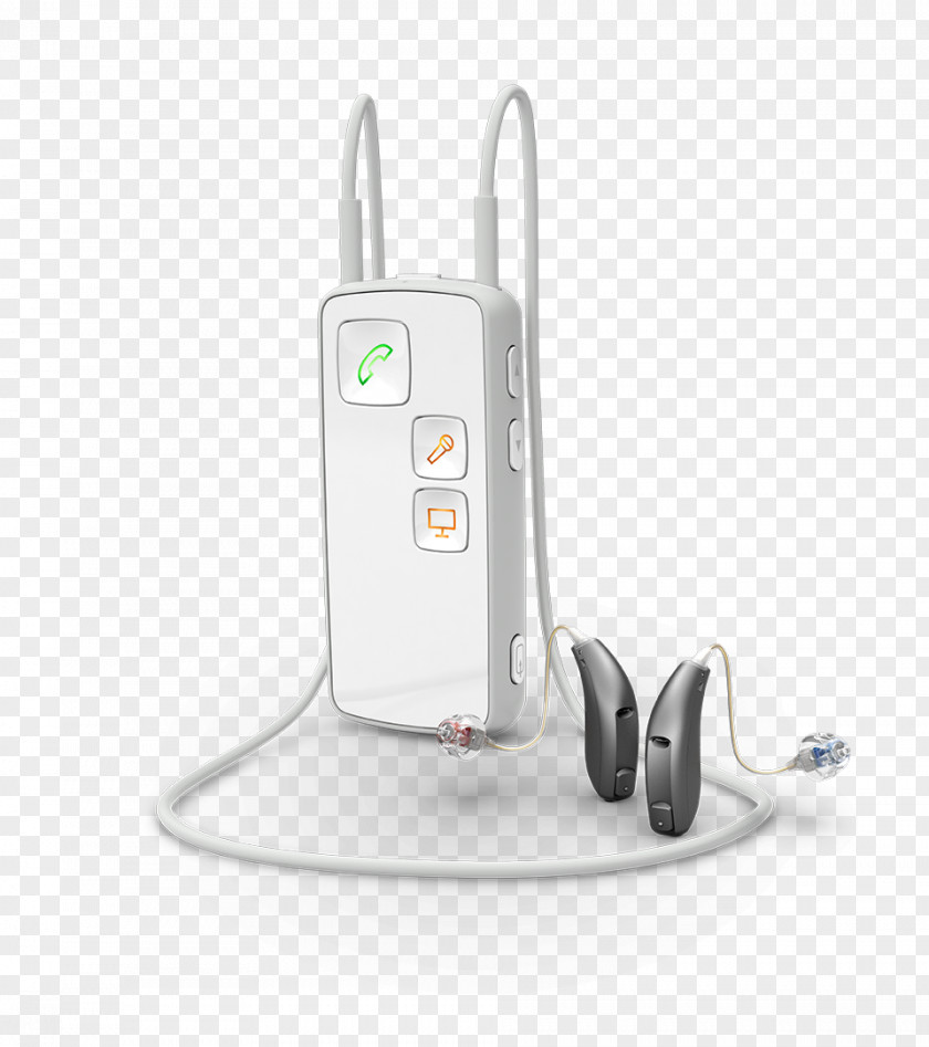 Black Hearing Aid Oticon ConnectLine Streamer Pro 補聴器専門店72dpi Medical For Ponto PNG
