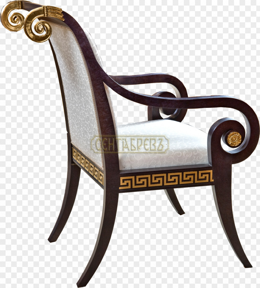 Chair Furniture Wing Klismos Divan PNG