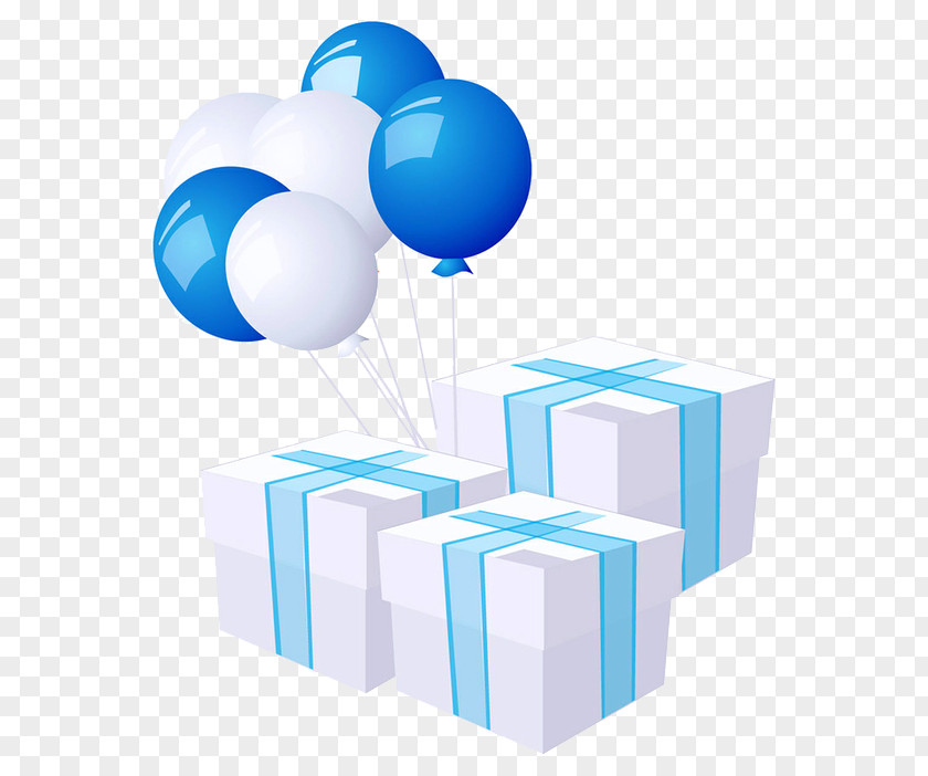 Gift Boxes And Balloons PNG boxes and balloons clipart PNG