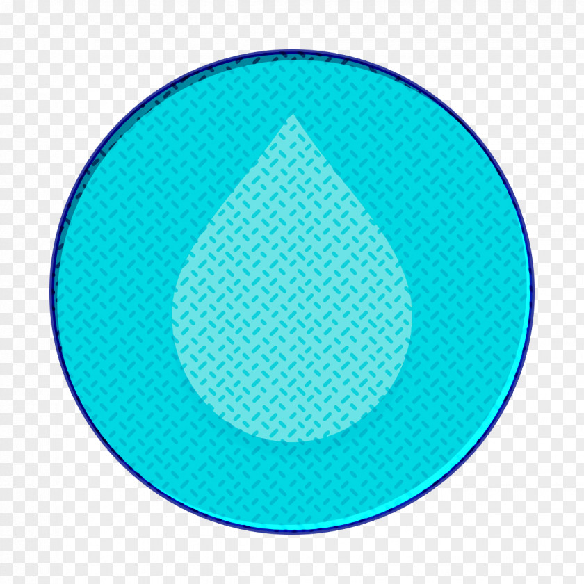 Oval Electric Blue Drop Icon Water PNG