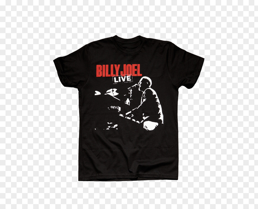 Silhoutte Man T-shirt Madison Square Garden 12 Gardens Live Billy Joel In Concert Album PNG