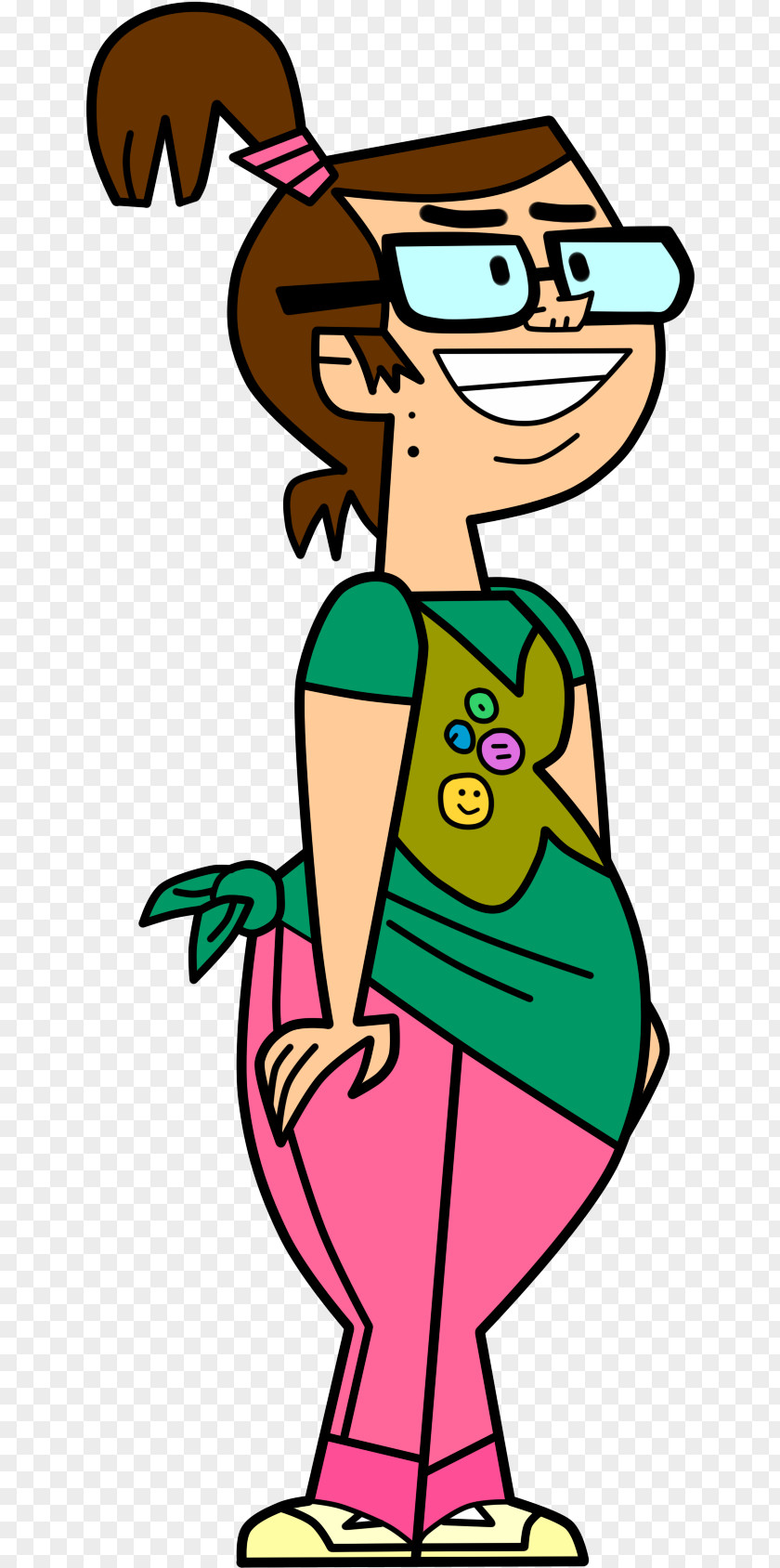 Courtney Pig Total Drama Television Show Action Duncan Character PNG