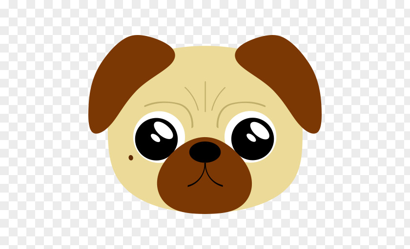Puppy Pug Sticker Dog Breed Snout PNG