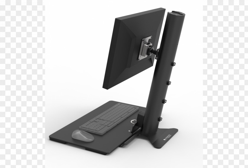 Sit And Reach Sit-stand Desk Computer Keyboard Mouse Monitors Standing PNG