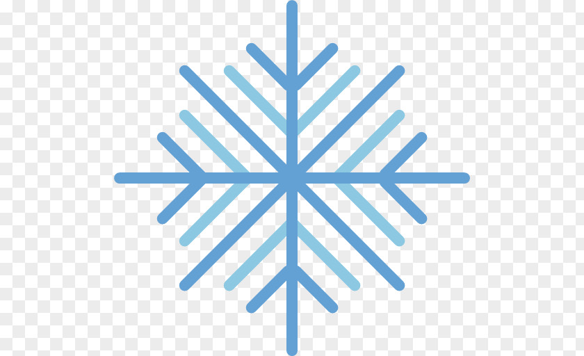 Symmetry Electric Blue Snowflake Background PNG