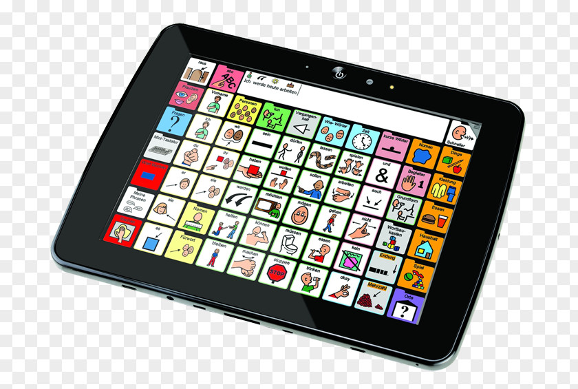 Top Angle Tobii Technology Communication Feature Phone Dynavox Tablet Computers PNG