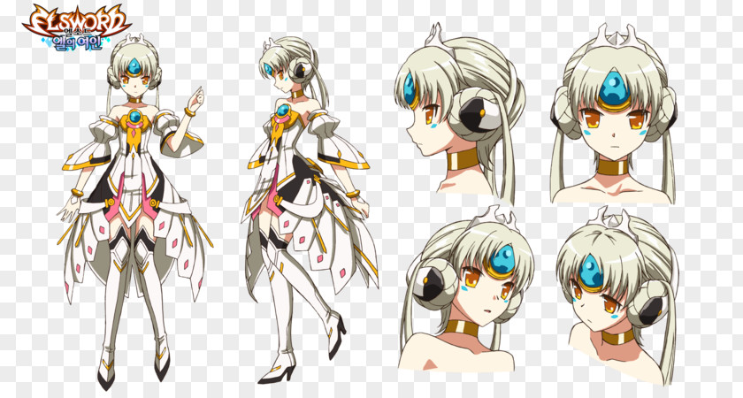 Animation Elsword: El Lady Concept Art PNG