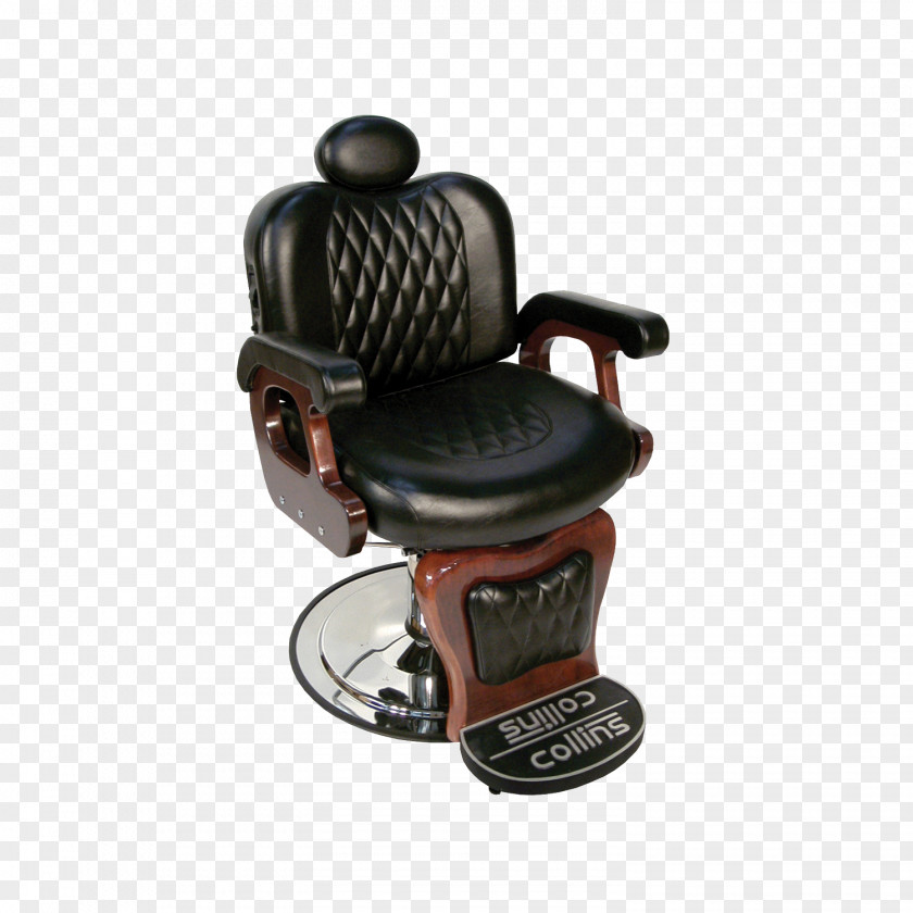 Barber Flyer Chair Footstool Table PNG