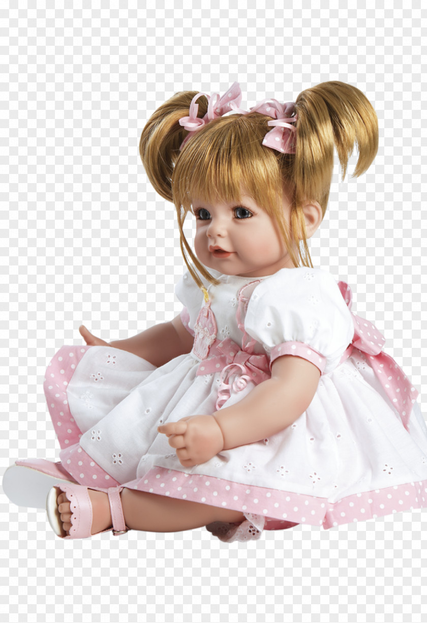 Doll Birthday Toy Child Polka Dot PNG