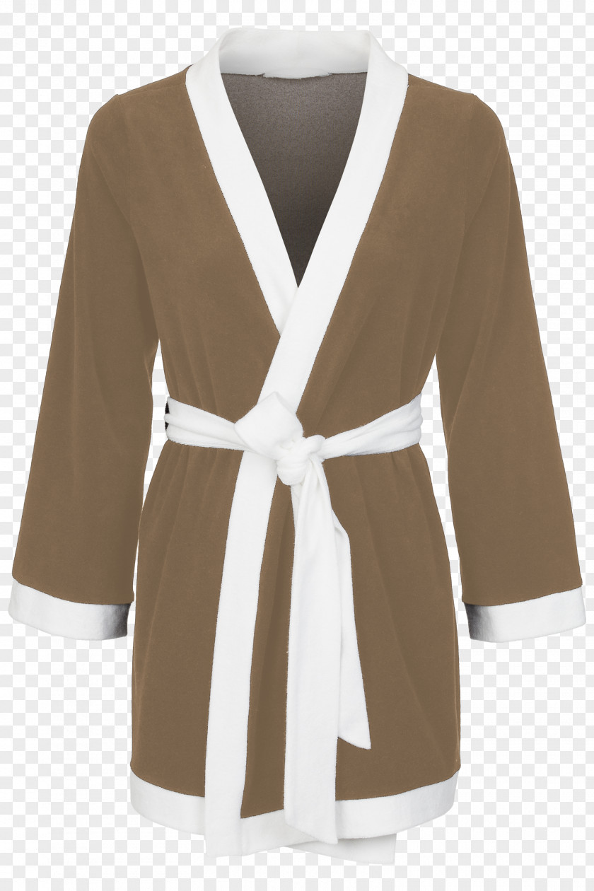 Dress Bathrobe Capri Sleeve PNG