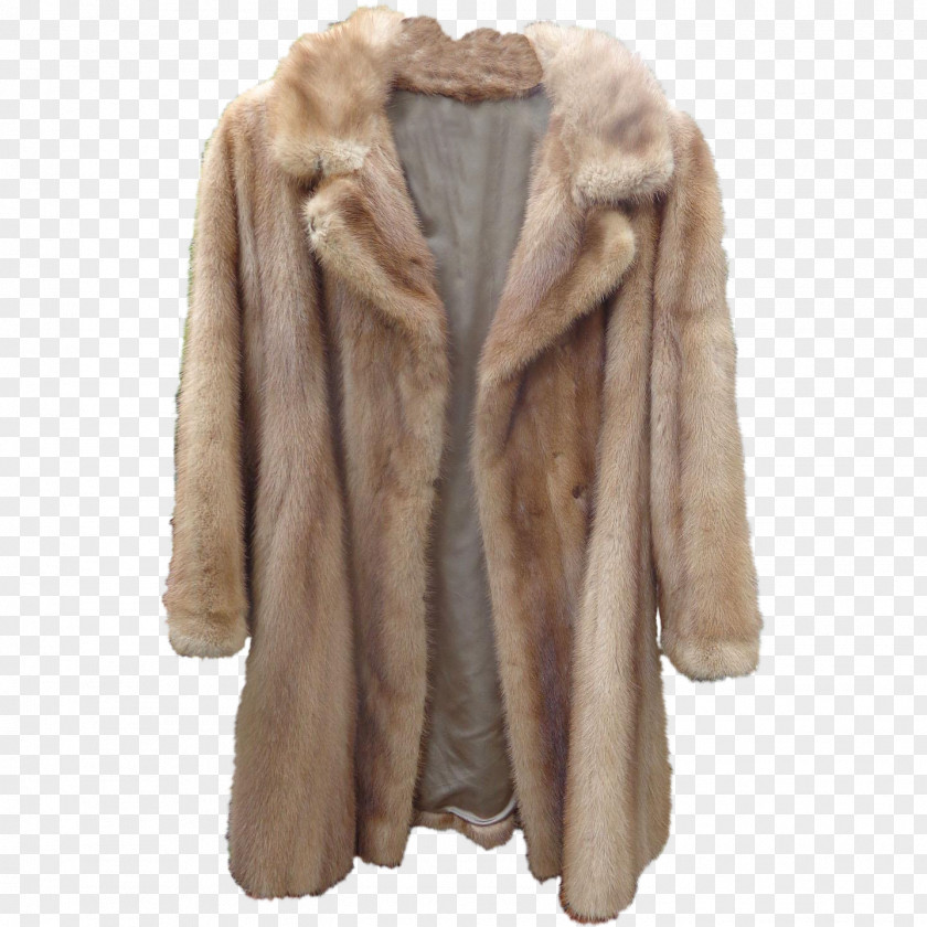 Fur Clothing American Mink Coat Jacket PNG