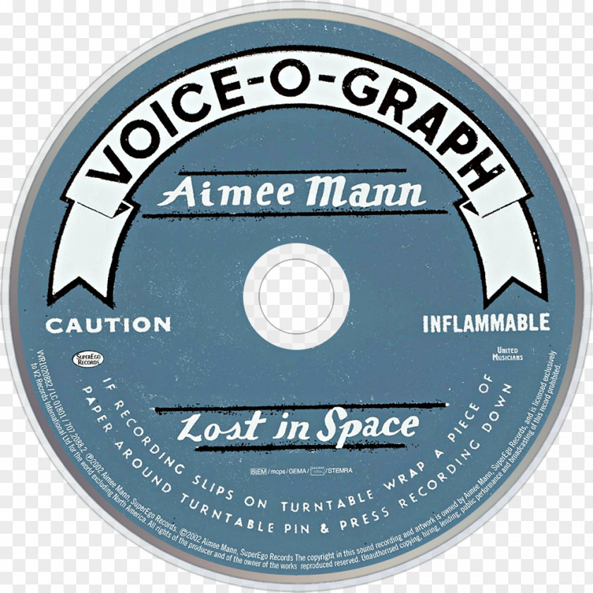 Lost In Space Compact Disc Brand Aimee Mann PNG
