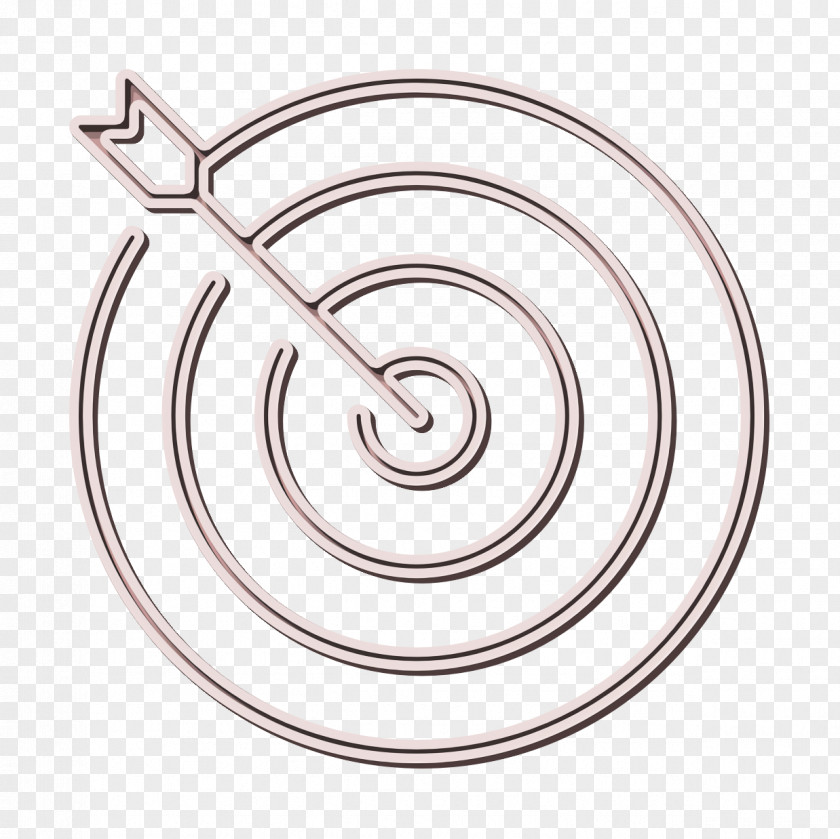 Spiral Fahrenheit Circle Icon PNG