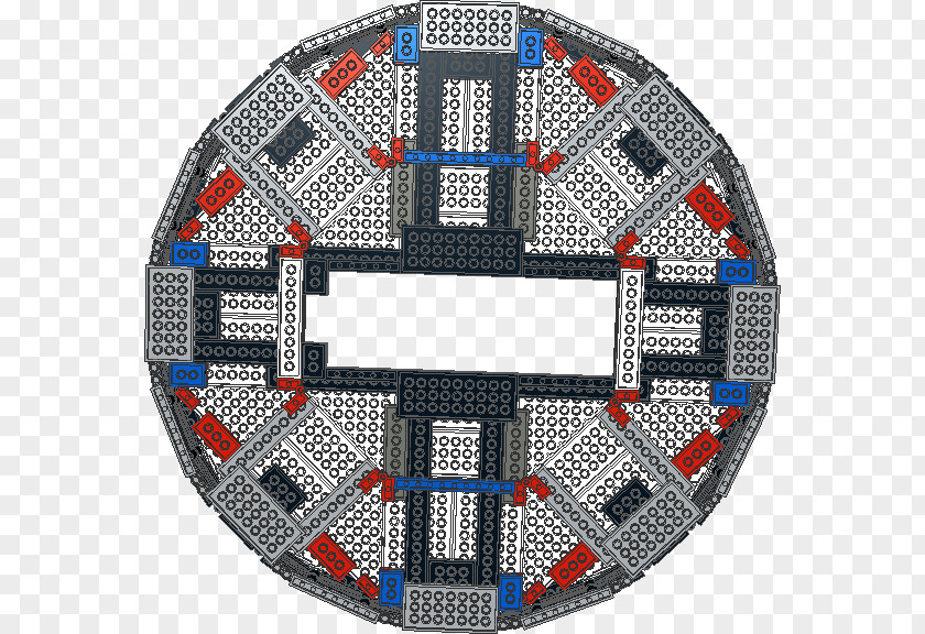 Brick Floor Symmetry Headgear Pattern PNG