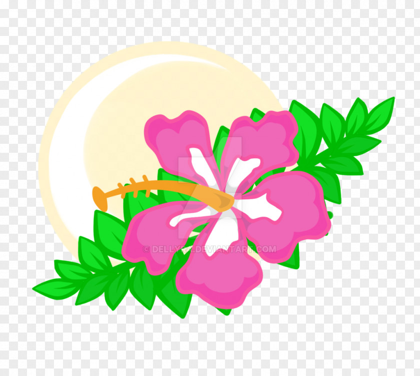Hibiscus Flower Applejack Pony Floral Design Cutie Mark Crusaders PNG