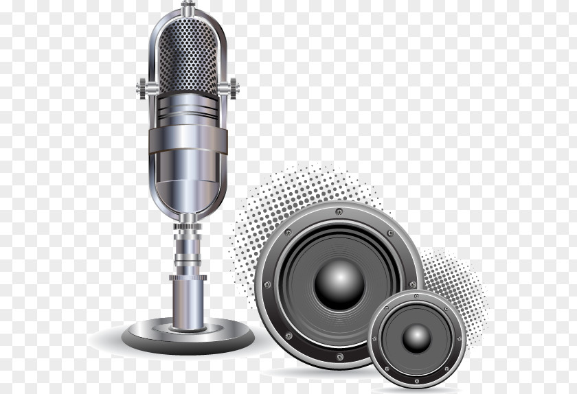 Microphone Karaoke Party Stock Photography PNG photography, decoration,microphone,sound, black subwoofers illustration clipart PNG