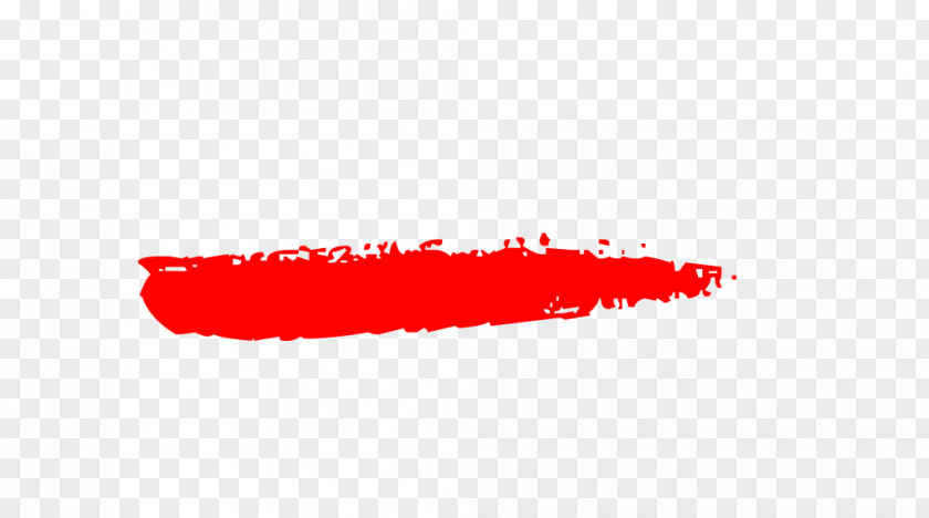 RED LINES Brush Painting PNG